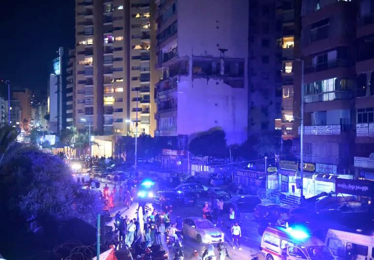 以色列30日早些时候袭击黎巴嫩首都贝鲁特库拉地区的一处居民楼