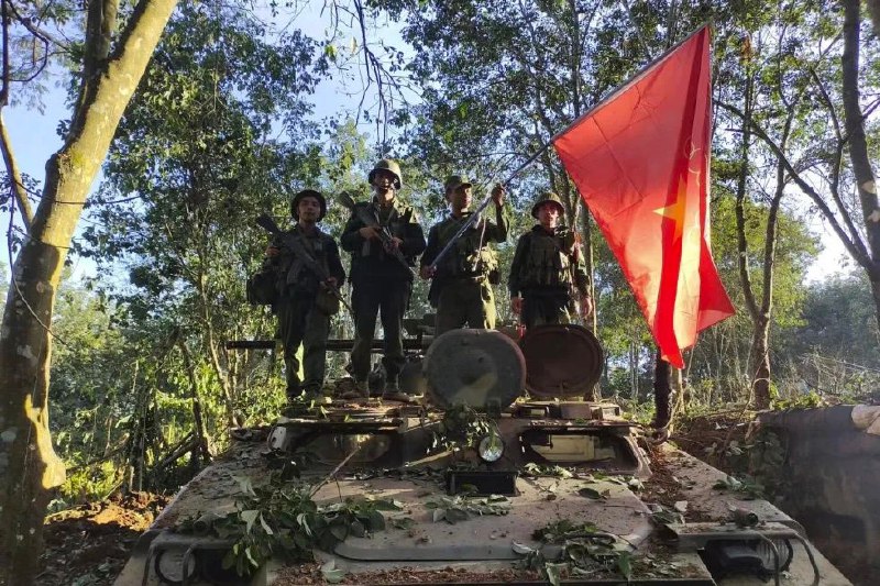 德昂民族解放军已经控制了位于缅甸掸邦的几乎整个南坎镇