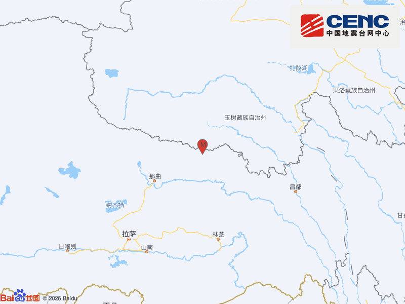 西藏那曲市巴青县10月22日22:33发生7.0级地震，震源深度10千米